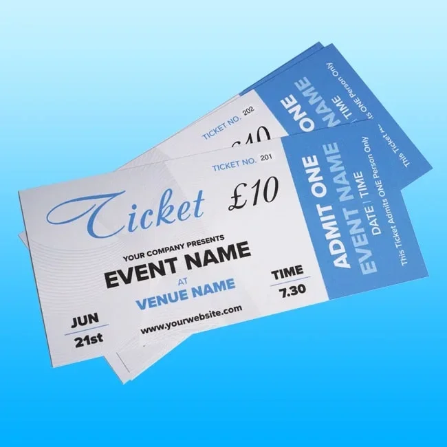 Ticket Printing Taunton